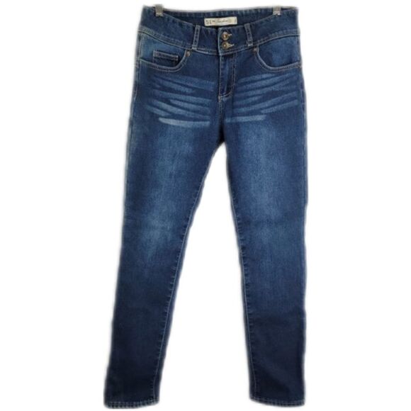TIANFURUI Blue Skinny Denium Size 8 Inside Warm and Fuzzy - Picture 1 of 14